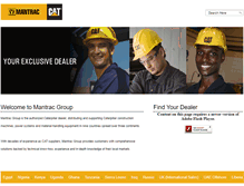 Tablet Screenshot of mantracgroup.com
